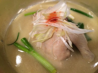 大阪/福島 フジヤマドラゴン福島店 鶏丸鍋　韓国