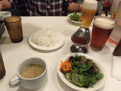 Tボーンステーキ パサディナダイナー 大阪駅前ビル USビーフ 鉄板ステーキライス 赤の衝撃 ソース ランチ 混雑状況 感想 口コミ 行ってきました 松本家の休日 宮迫 たむけん メニュー