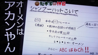 松本家の休日 松ちゃん 宮迫 たむけん さだ子 動画 阪神競馬場 競艇 一攫千金 シャンプーハット てつじ こいで 小藪 予想