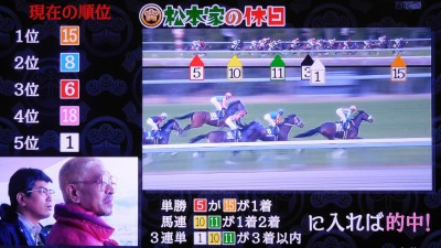 松本家の休日 松ちゃん 宮迫 たむけん さだ子 動画 阪神競馬場 競艇 一攫千金 シャンプーハット てつじ こいで 小藪 予想 ロケ