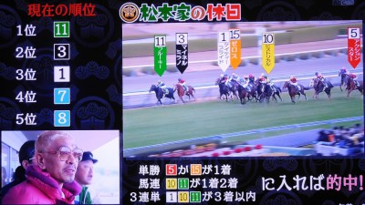 松本家の休日 松ちゃん 宮迫 たむけん さだ子 動画 阪神競馬場 競艇 一攫千金 シャンプーハット てつじ こいで 小藪 予想 ロケ