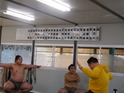 大相撲 大阪場所 三月場所 春場所 朝稽古見学 貴乃花部屋 龍神総宮社 宇治 貴ノ岩 常盤山親方 ご朱印