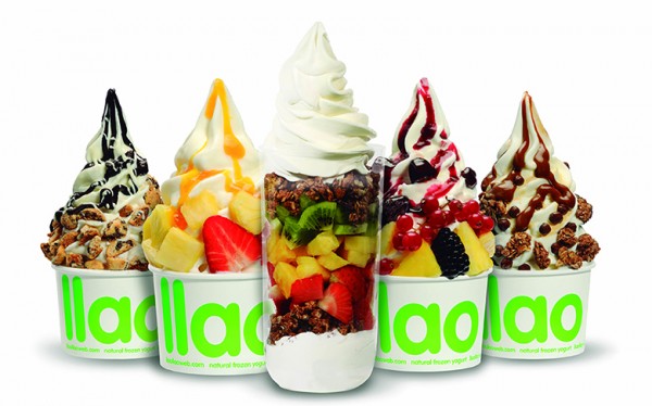 フローズンヨーグルト llaollao　ラオラオ 大阪 梅田 ホワイティうめだ 日本1号店 オープン フルーツ トッピング