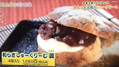 和らぎしゅーくりーむ調しらべ あんこ あさだ 上新庄 ちちんぷいぷい はじめて食べました MBS グルメ 人気 行列 待ち時間 お取り寄せ 混雑 購入方法 女と男 和田ちゃん