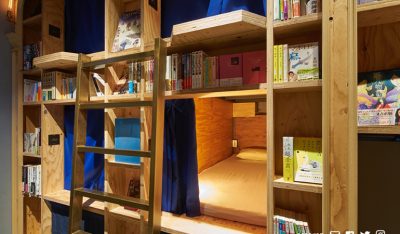 BOOK AND BED TOKYO 京都店 泊まれる本屋 2号店 ホステル　寝落ち 地ビール パジャマ 祇園 東京池袋 コンパクト