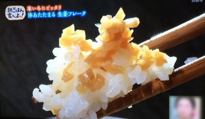 遠藤食品 しょうがフレーク ちちんぷいぷい 朝ごはん食べよッ ジンジャラー MBS グルメ 人気 行列 お取り寄せ ご飯のおとも 注文方法 電話番号 購入方法