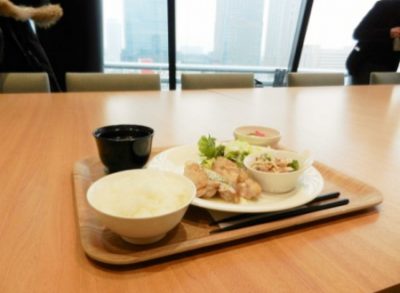 ヤンマー 本社ビル 社員食堂 一般開放 週末ランチ限定 茶屋町 梅田 ハチミツ 養蜂場 プレミアム マルシェ OSAKA 一汁三菜 カレー