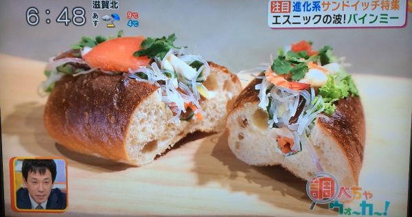 キャスト 進化系サンドイッチ エスニック フードスケープ foodscape 福島 ヤナウンセンのバインミー