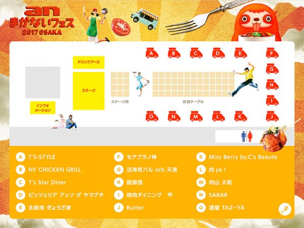 まなかいフェス 西梅田スクエア ワンコイン 500円 入場無料 食フェス イベント 行列 混雑 参加店 出店