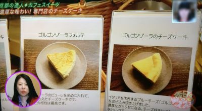 よ～いドン 本日のオススメ３ グルメ お取り寄せ 通販 手土産 5月1日 京都のカフェスイーツ チーズケーキ ゴルゴンゾーラ フォルテ ケーキ フロマージェリー アルモニー