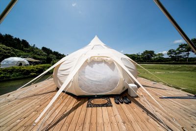 GLAMP ELEMENT グランエレメント グランピング施設 滋賀県米原市 オールインクルーシブ 全て込み 客室 テント ロータステント