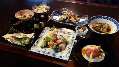 古希庵 夕食「お食事処　桜の香」