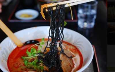 林先生が驚く初耳学 箱根 人気 極楽茶屋 赤池地獄の黒ラーメン