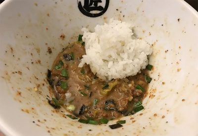 台湾まぜそば ご飯