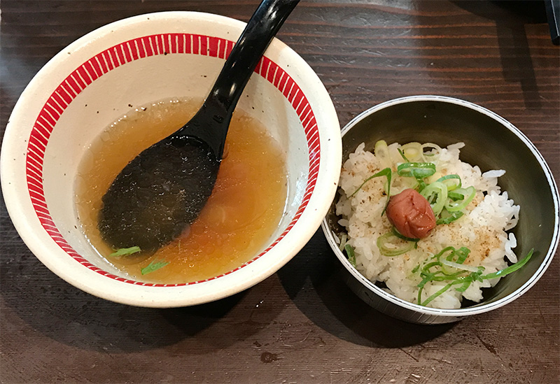 すっごいズワイ蟹の冷しつけ麺 追い飯