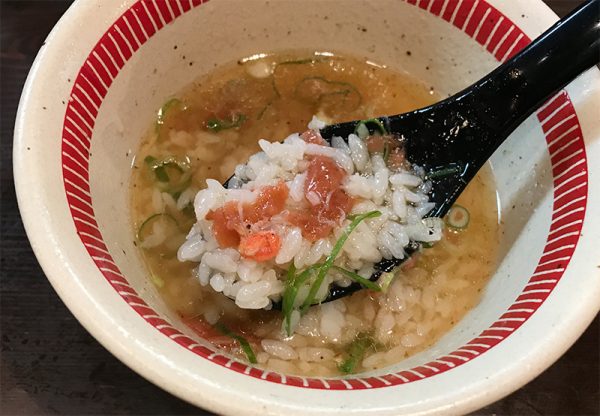 すっごいズワイ蟹の冷しつけ麺 追い飯