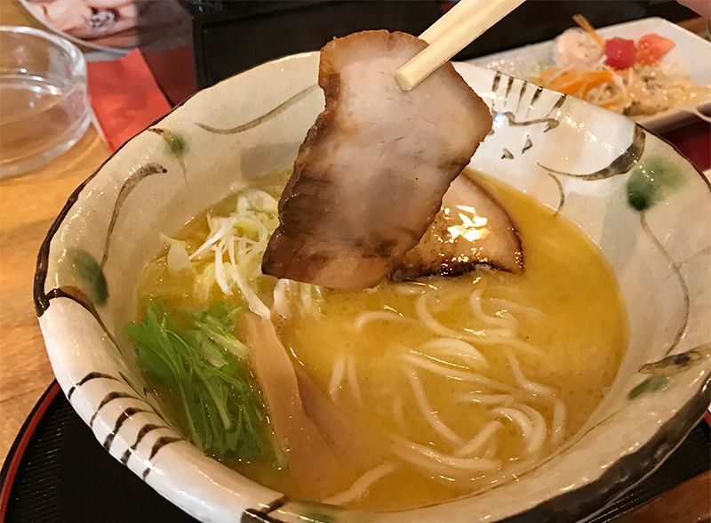 まるき 真鯛らーめん 甘麹味噌 チャーシュー