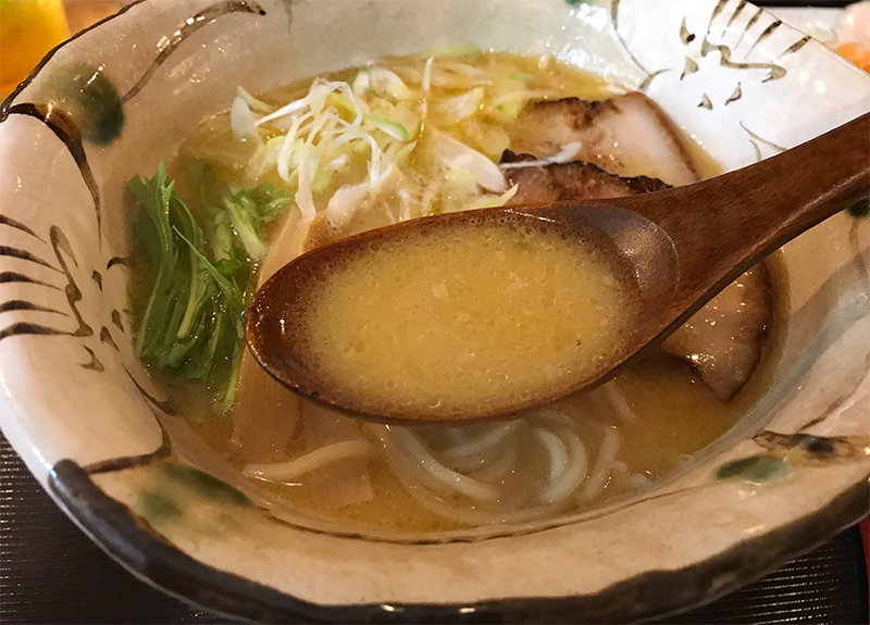 まるき 真鯛らーめん 甘麹味噌 スープ