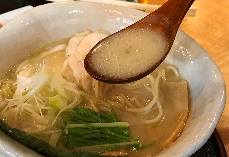 まるき 真鯛らーめん 塩 スープ