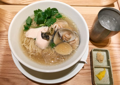 銀座 篝 蛤と牡蠣 汐SOBA ラーメン