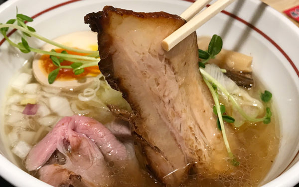 豚バラ チャーシュー 極み塩ラーメン 夢道場