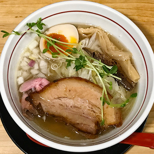 拉麺 夢道場 塩ラーメン 天六