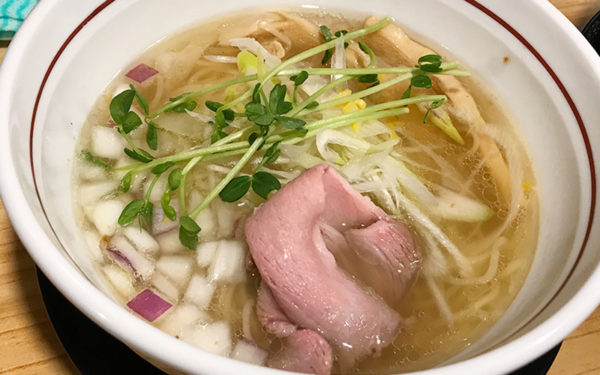 夢道場 塩ラーメン 鶏清湯