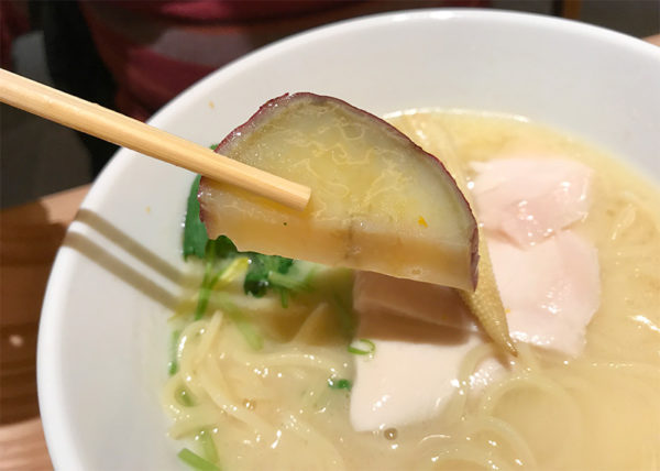 篝 鶏白湯SOBA サツマイモ