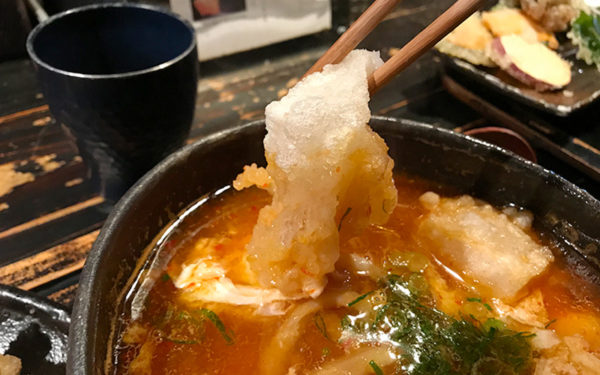 山元麺蔵 香味油の赤い麺蔵スペシャル 揚げ餅