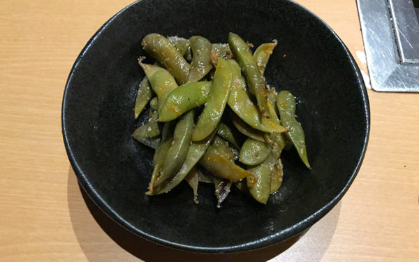 黒枝豆にんにく醤油焼