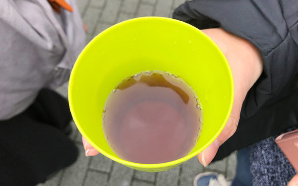 温かいお茶