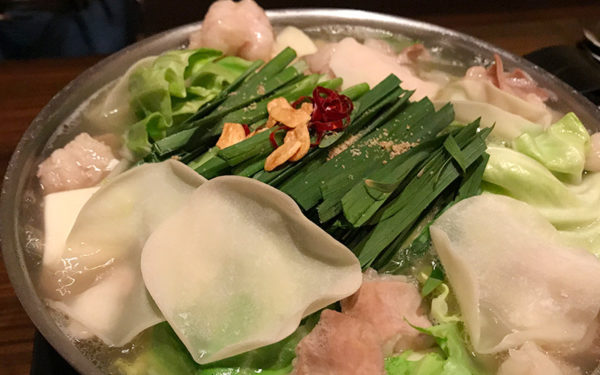 もつ鍋 ワンタン 餃子の皮