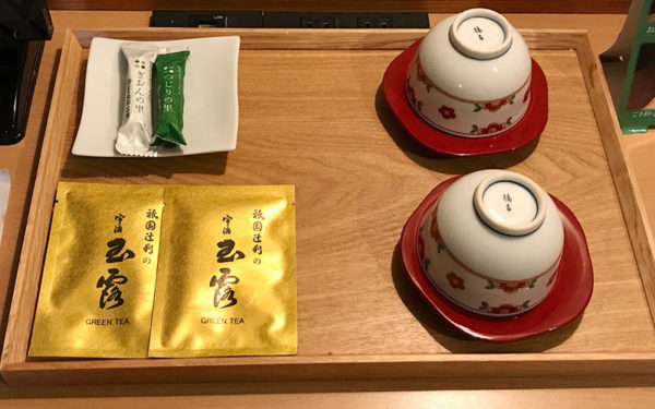 祇園辻利の宇治玉露 お茶菓子