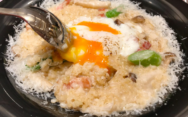 リゾットスター カルボナーラリゾット 玄米 半熟卵