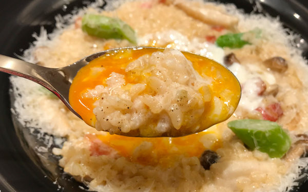 リゾットスター カルボナーラリゾット 玄米 半熟卵