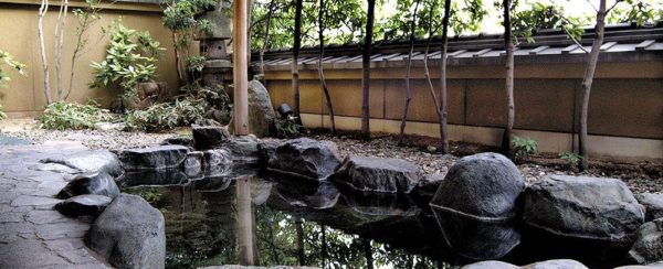 愛媛 松山 道後温泉 大和屋別荘 露天風呂