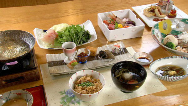 男鹿桜島リゾートHOTELきららか 夕食 鯛尽くし