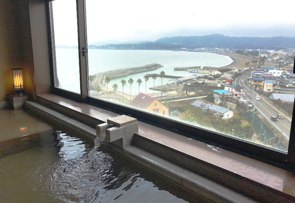 紀州みなべ温泉 美人の湯 朝日楼 春日野 展望風呂