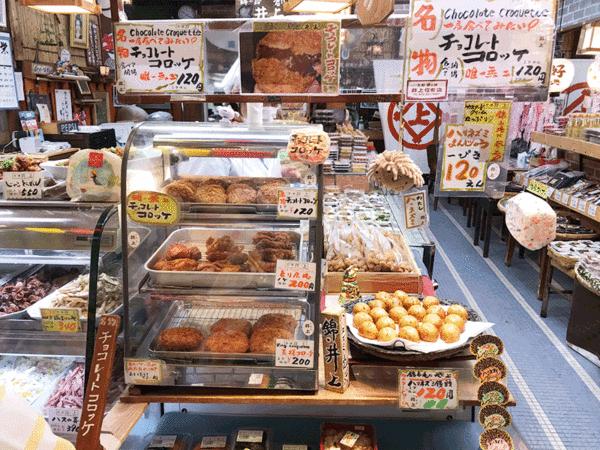 京都 錦市場 井上佃煮店 チョコレートコロッケ