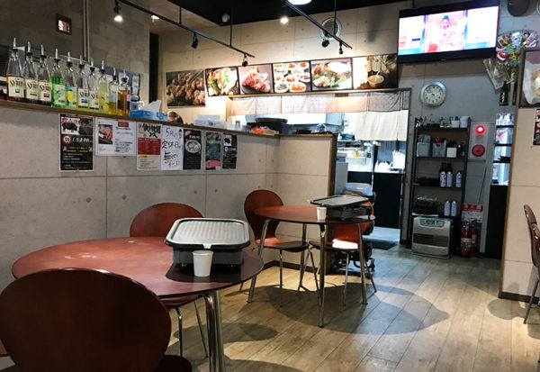 宝塚 韓国料理 Korean kitchen haruban ハルバン 店内 テーブル