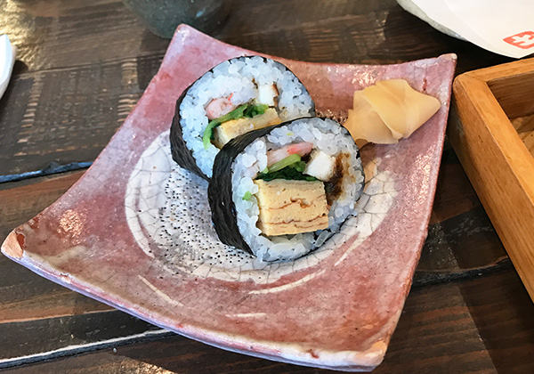 有馬 土山人 ミシュラン掲載 蕎麦 桜膳 太巻き