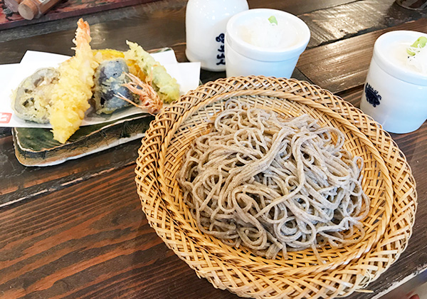 有馬 土山人 ミシュラン掲載 蕎麦 天せいろ蕎麦