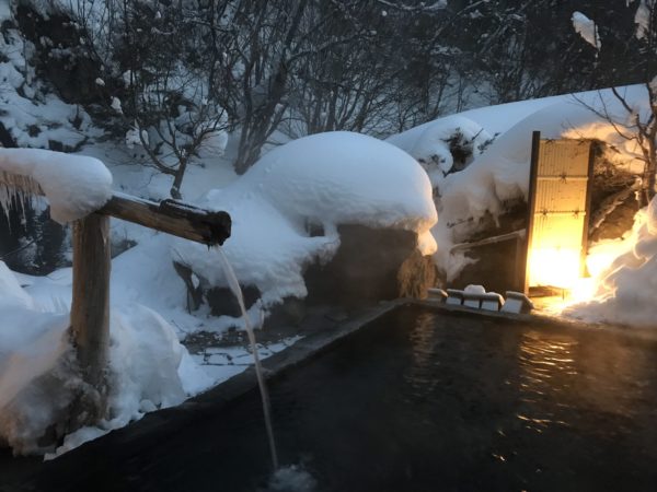 日光 奥鬼怒温泉 八丁の湯 雪見の湯 混浴 露天風呂