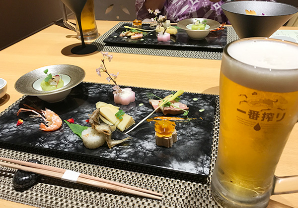 有馬温泉 有馬きらり 夕食 新和食 フュージョン会席 ダイニングきらり 一期一會