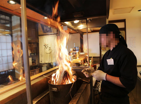 倉敷 割烹バル 京ひろ 鰆の藁焼き