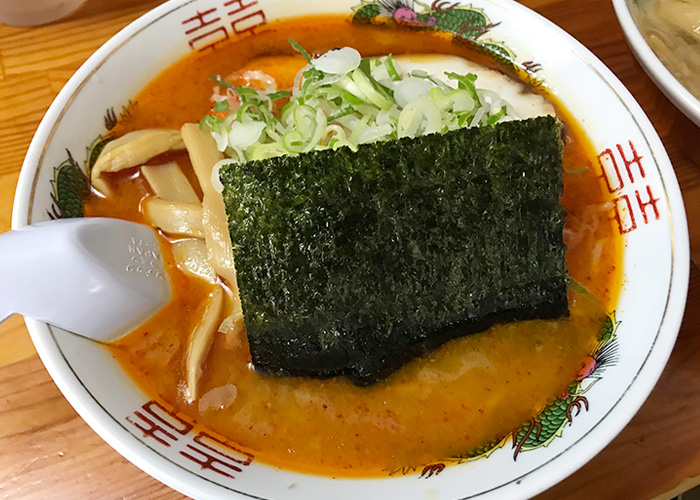 鳥取 倉吉 牛骨ラーメン 麵屋 八兵衛 牛骨辛みそラーメン