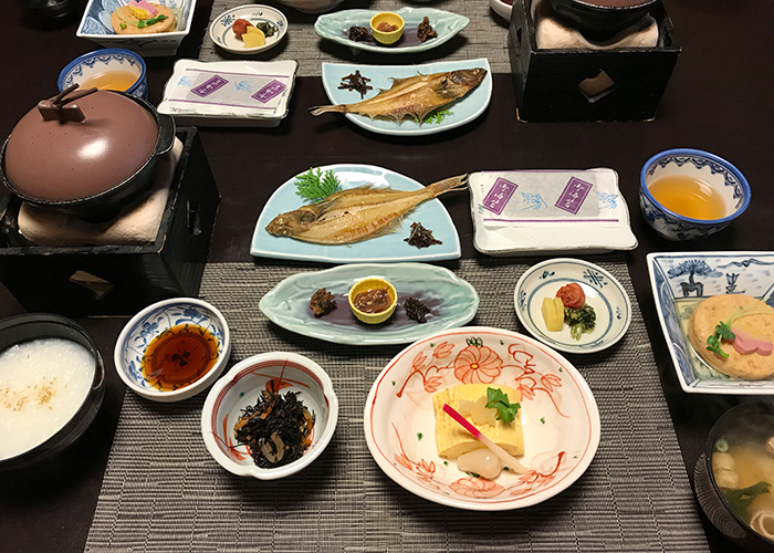 鳥取 三朝温泉 旅館 いわゆ 朝食