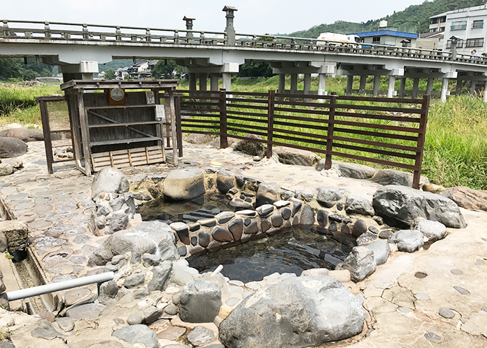 鳥取 三朝温泉 河原風呂