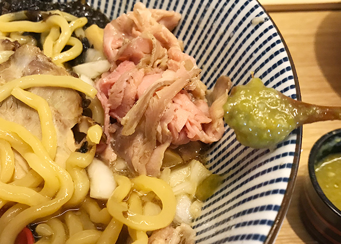 背脂醤油らー麺 柚子胡椒 ジョーテラスオオサカ 大阪城下町 ラーメン小路 焼きあご塩らー麺 たかはし