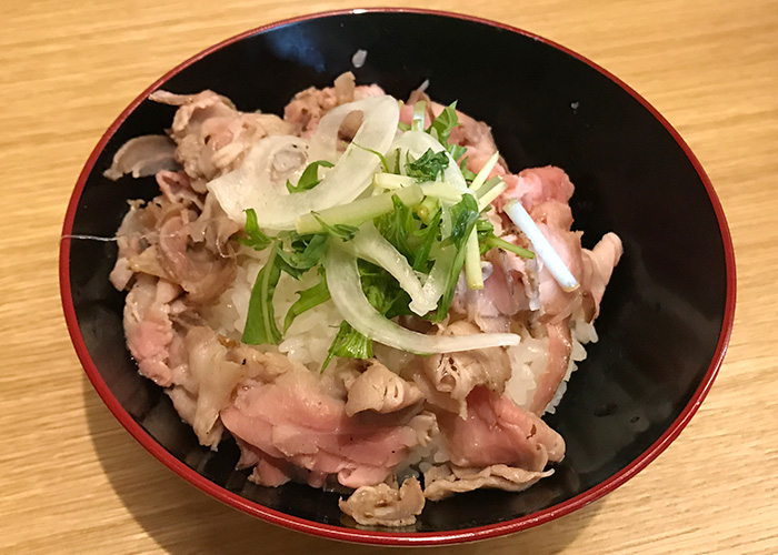 塩だれロース丼 ジョーテラスオオサカ 大阪城下町 ラーメン小路 焼きあご塩らー麺 たかはし